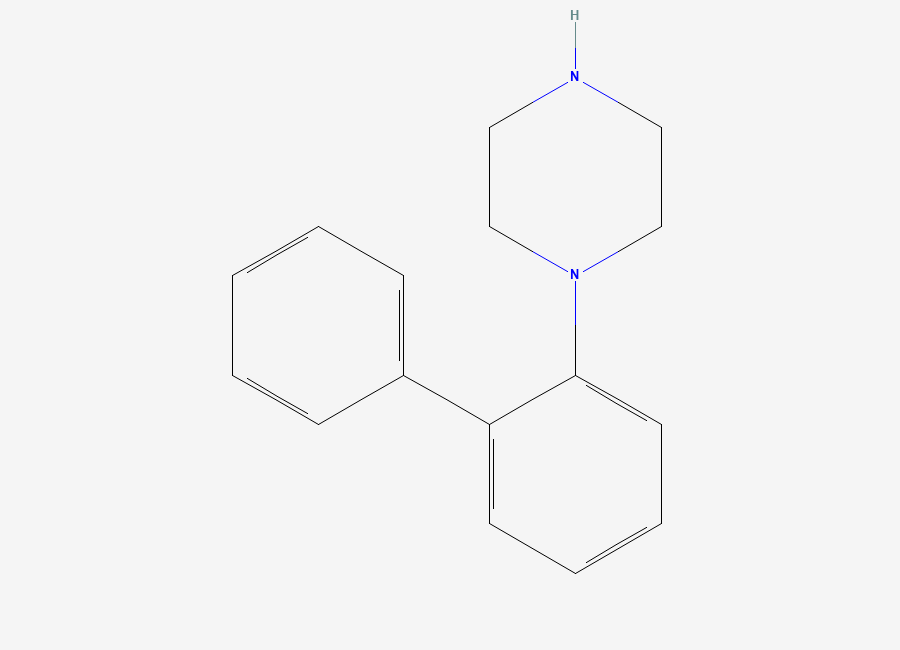 Two-dimensional chemical structure of 1-(2-Diphenyl)piperazine