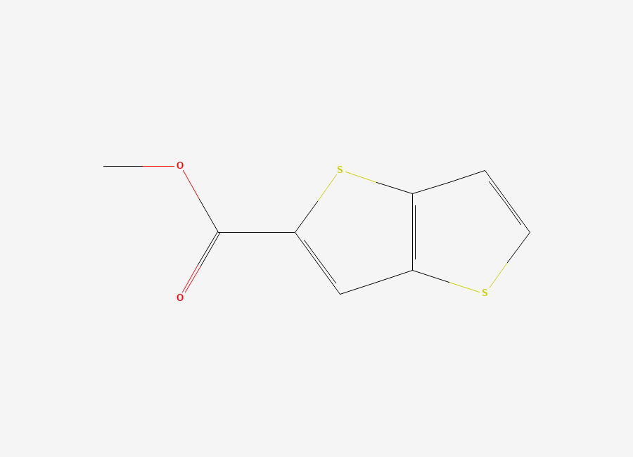 Two-dimensional chemical structure of Methyl thieno(3,2-b)thiophene-2-carboxylate