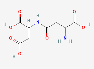 Two-dimensional chemical structure of β-Aspartyl aspartic Acid, CAS 60079-22-3