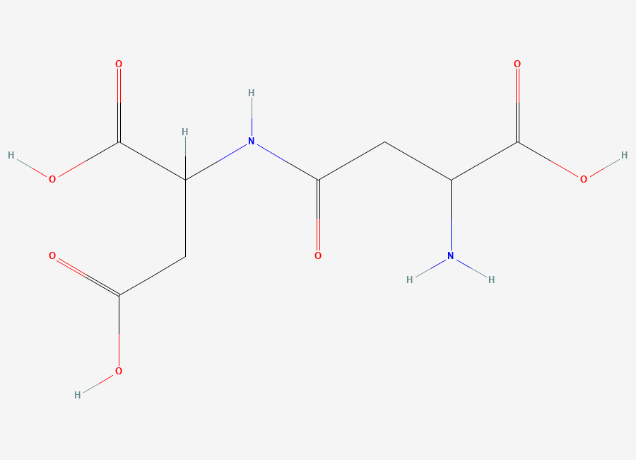 Two-dimensional chemical structure of β-Aspartyl aspartic Acid, CAS 60079-22-3