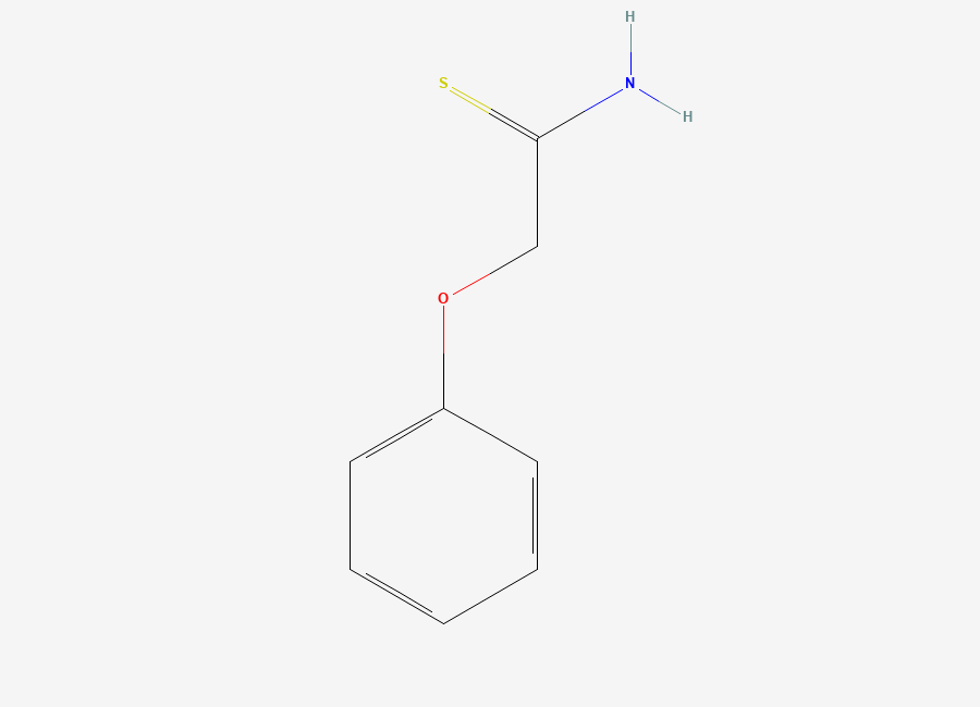 Two-dimensional chemical structure of 2-Phenoxyethanethioamide