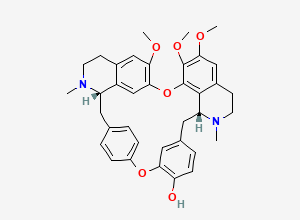 Two-dimensional chemical structure of (+)-Berbamine