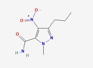 Two-dimensional chemical structure of Sildenafil Amide Impurity (MPC Impurity), CAS 139756-01-7