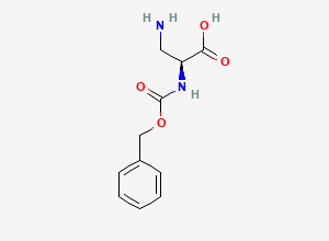 Two-dimensional chemical structure of Z-Dap-OH