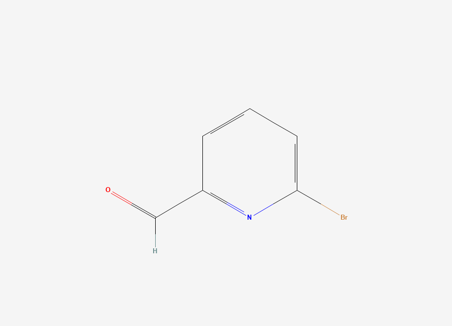 Two-dimensional chemical structure of 6-Bromopyridine-2-carbaldehyde