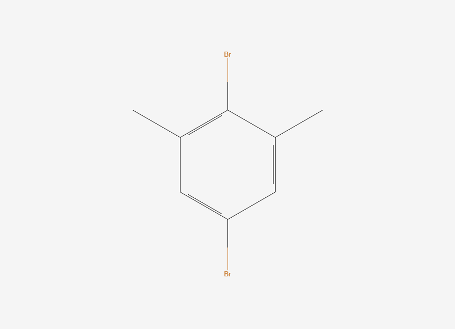 Two-dimensional chemical structure of 2,5-Dibromo-1,3-dimethylbenzene
