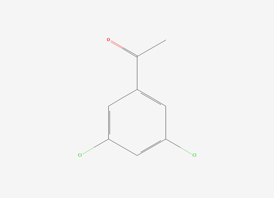 Two-dimensional chemical structure of 3',5'-Dichloroacetophenone