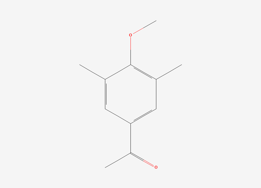 Two-dimensional chemical structure of 3',5'-Dimethyl-4'-methoxyacetophenone