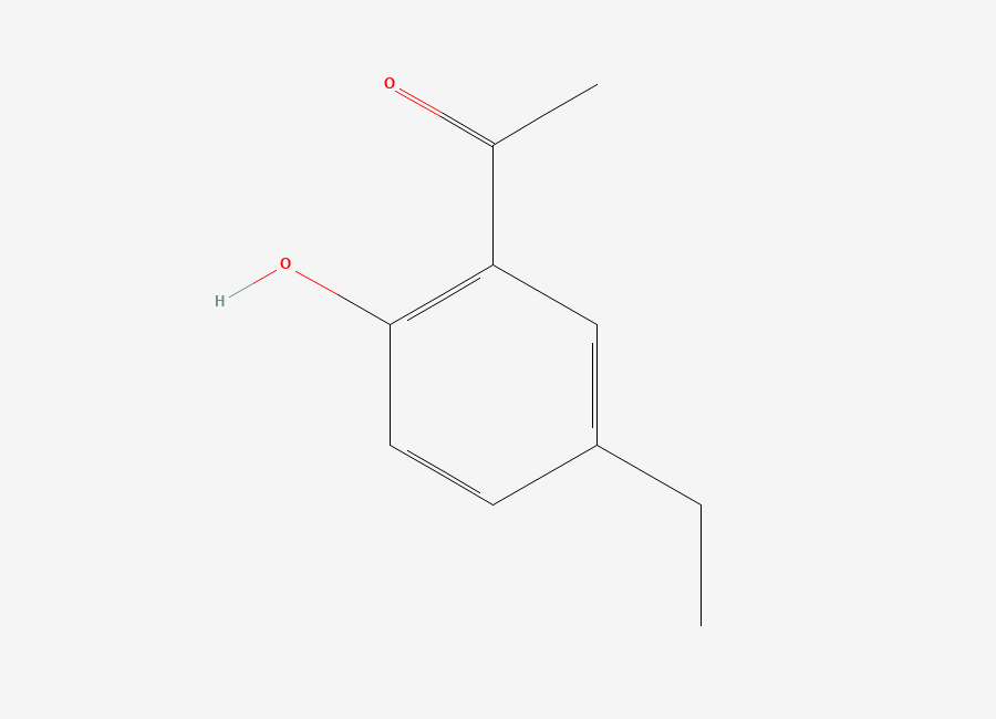 Two-dimensional chemical structure of 5'-Ethyl-2'-hydroxyacetophenone