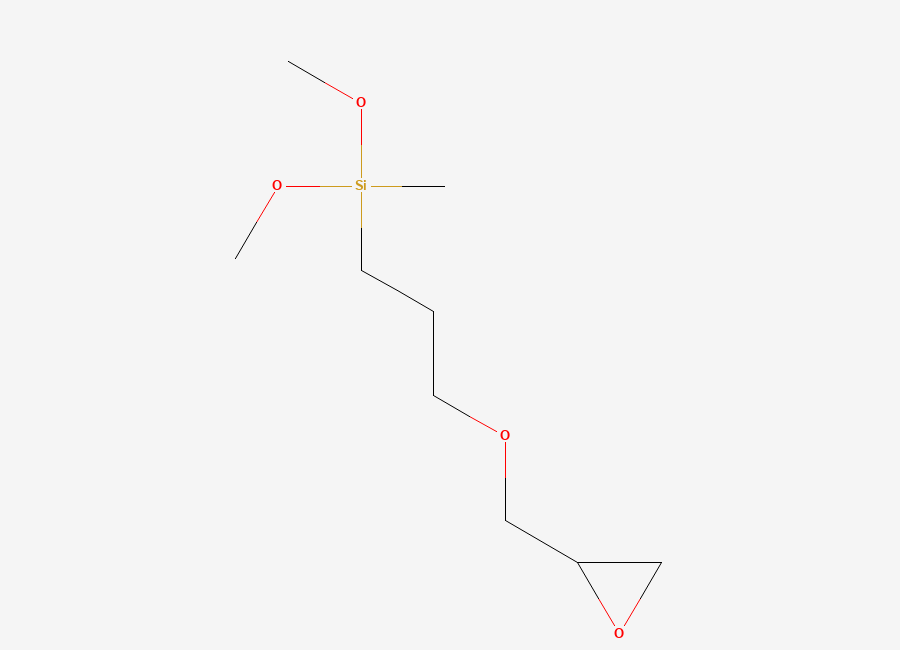 Two-dimensional chemical structure of (3-(2,3-Epoxypropoxy)propyl)dimethoxymethylsilane