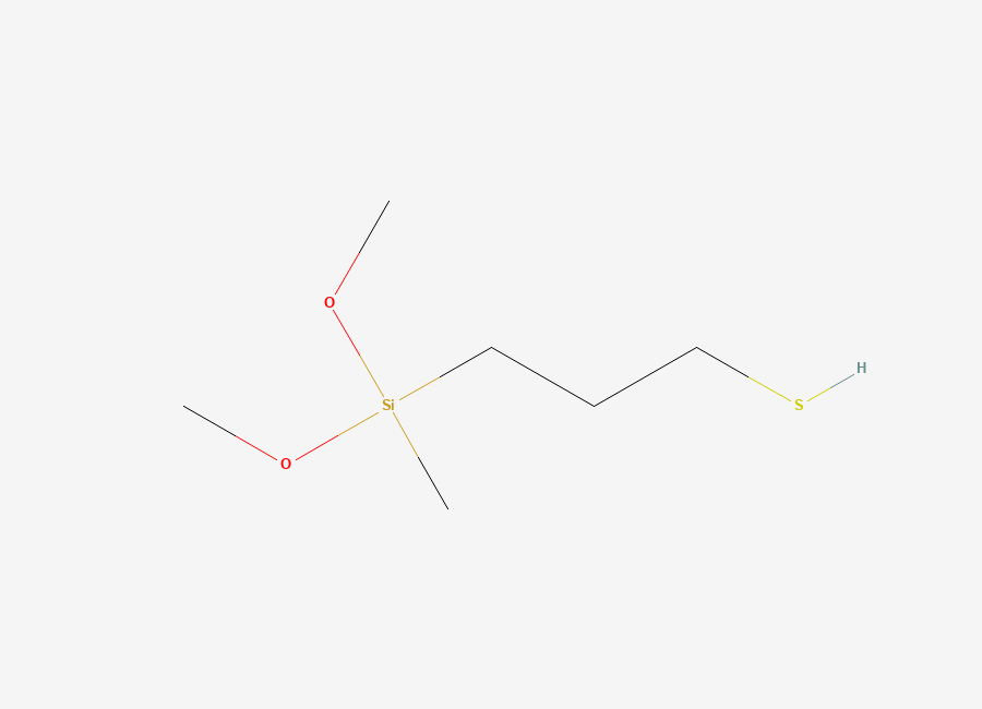 Two-dimensional chemical structure of 3-(Dimethoxymethylsilyl)propanethiol