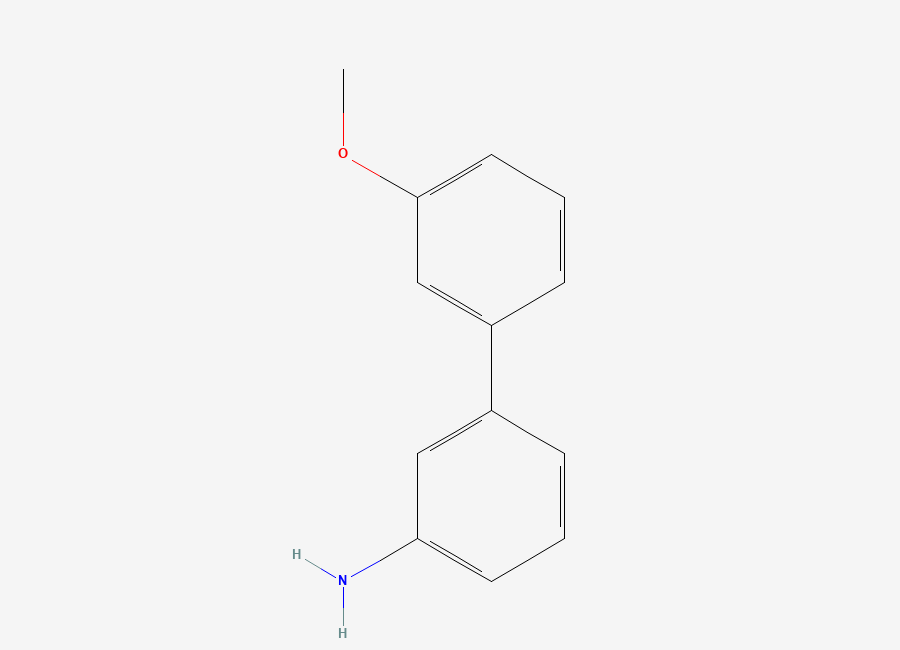 Two-dimensional chemical structure of 3-(3-Methoxyphenyl)aniline