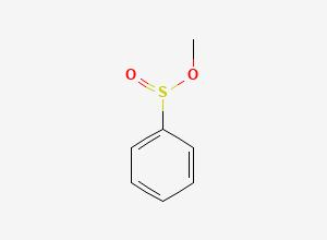 Two-dimensional chemical structure of Methyl benzenesulfinate