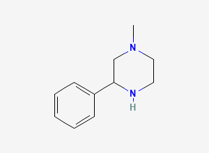 Two-dimensional chemical structure of Mirtazapine Inhouse Impurity(1-Methyl-3-phenylpiperazine, CAS 5271-27-2