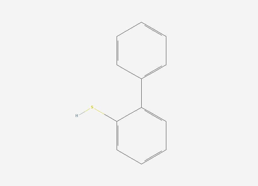 Two-dimensional chemical structure of 2-Phenylthiophenol