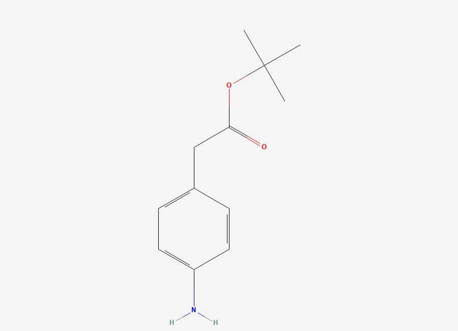 Two-dimensional chemical structure of Tert-butyl 2-(4-aminophenyl)acetate