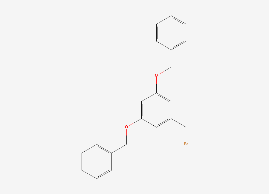 Two-dimensional chemical structure of 3,5-Bis(benzyloxy)benzyl Bromide