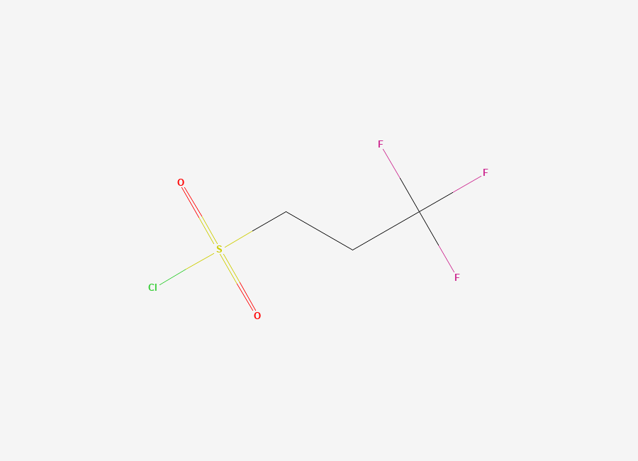 Two-dimensional chemical structure of 3,3,3-Trifluoropropane-1-sulfonyl chloride