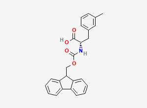 Two-dimensional chemical structure of Fmoc-L-3-methylphenylalanine