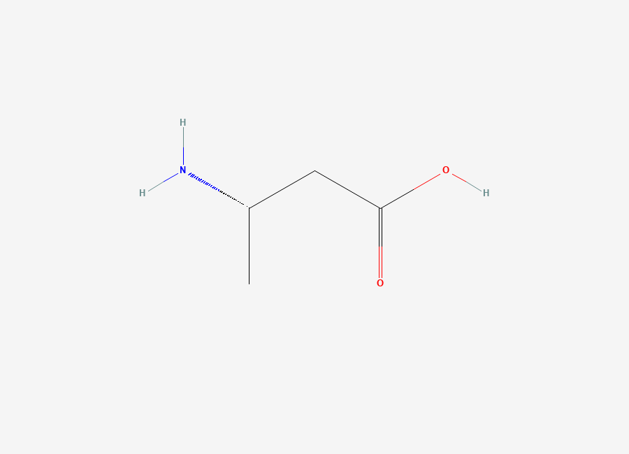 Two-dimensional chemical structure of (S)-3-Aminobutyric acid