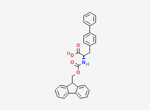 Two-dimensional chemical structure of Fmoc-L-4,4'-biphenylalanine