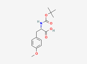 Two-dimensional chemical structure of Boc-O-methyl-L-tyrosine