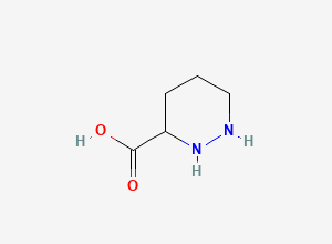 Two-dimensional chemical structure of Piperazic acid