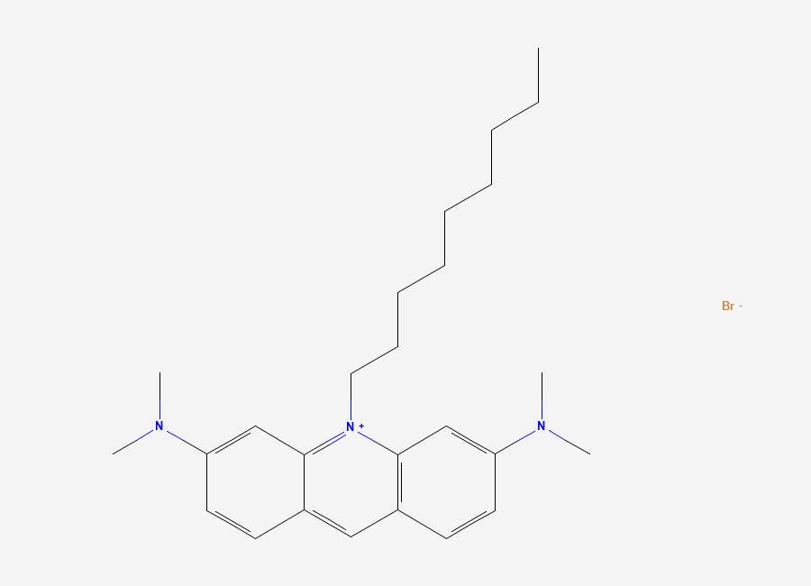 Two-dimensional chemical structure of Nonylacridine Orange
