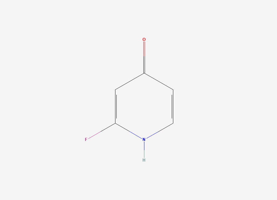 Two-dimensional chemical structure of 2-Fluoropyridin-4-ol