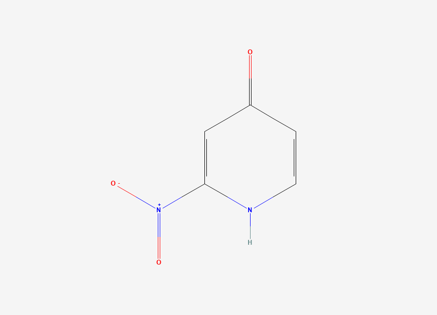 Two-dimensional chemical structure of 2-Nitro-4-pyridinol