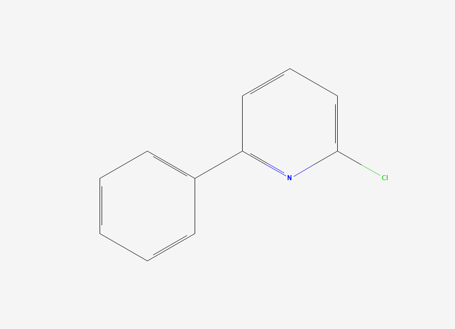 Two-dimensional chemical structure of 2-Chloro-6-phenylpyridine