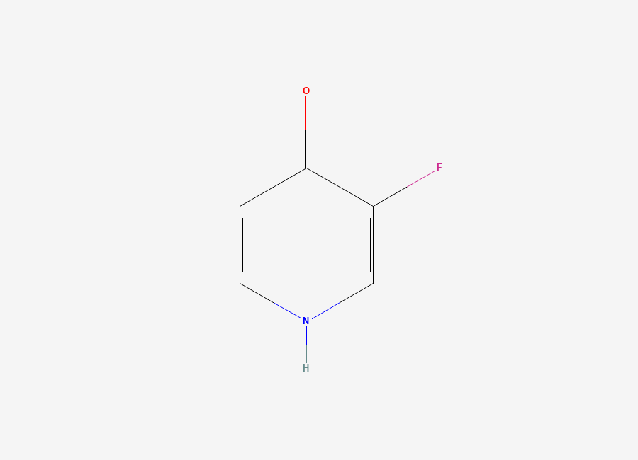 Two-dimensional chemical structure of 3-Fluoropyridin-4-ol