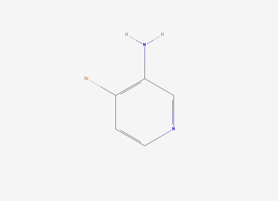 Two-dimensional chemical structure of 3-Amino-4-bromopyridine