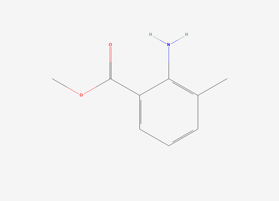 Two-dimensional chemical structure of Methyl 3-methylanthranilate