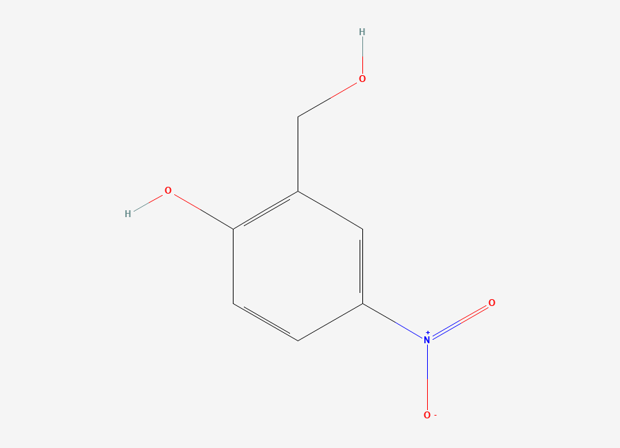 Two-dimensional chemical structure of 2-Hydroxy-5-nitrobenzyl alcohol
