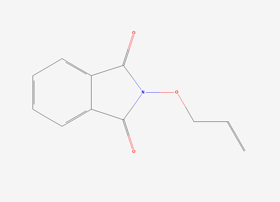 Two-dimensional chemical structure of N-Allyloxyphthalimide