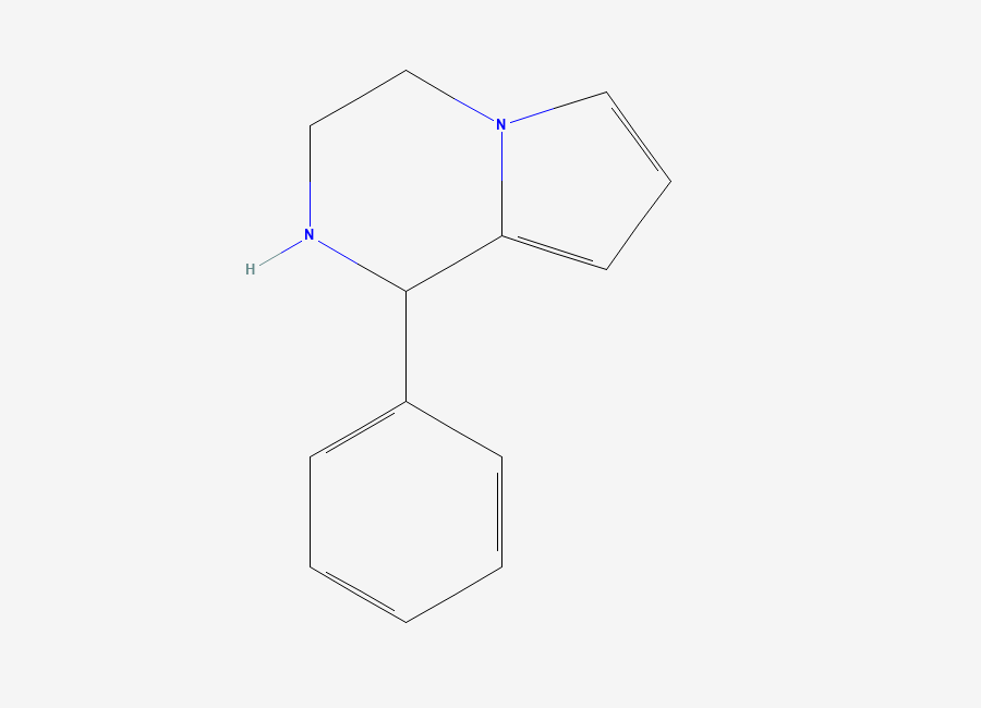 Two-dimensional chemical structure of 1-phenyl-1H,2H,3H,4H-pyrrolo(1,2-a)pyrazine