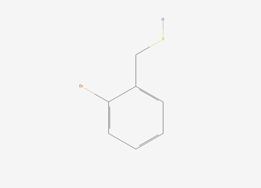 Two-dimensional chemical structure of (2-Bromophenyl)methanethiol