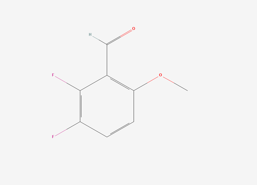 Two-dimensional chemical structure of 2,3-Difluoro-6-methoxybenzaldehyde