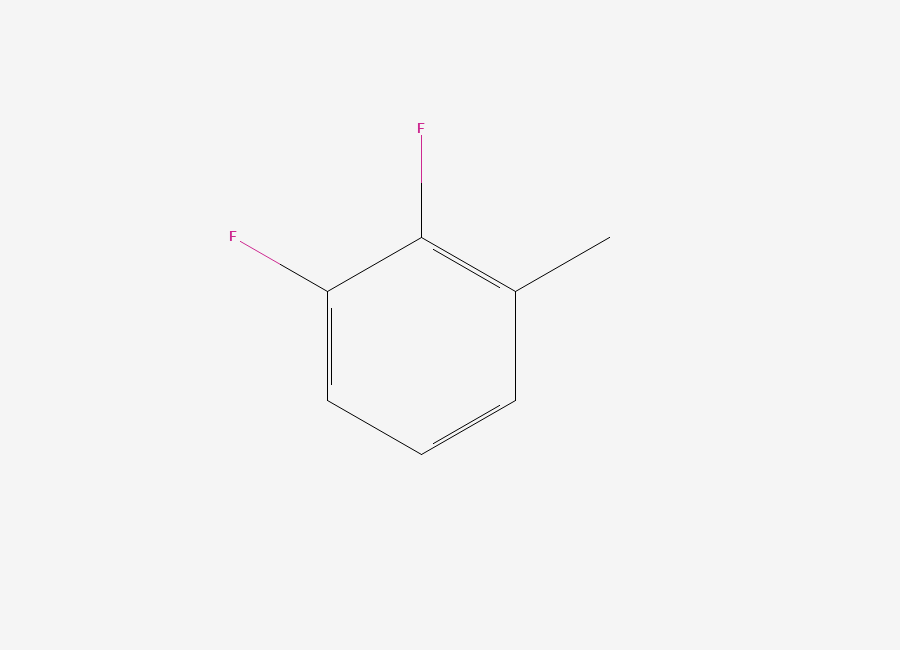 Two-dimensional chemical structure of 2,3-Difluorotoluene