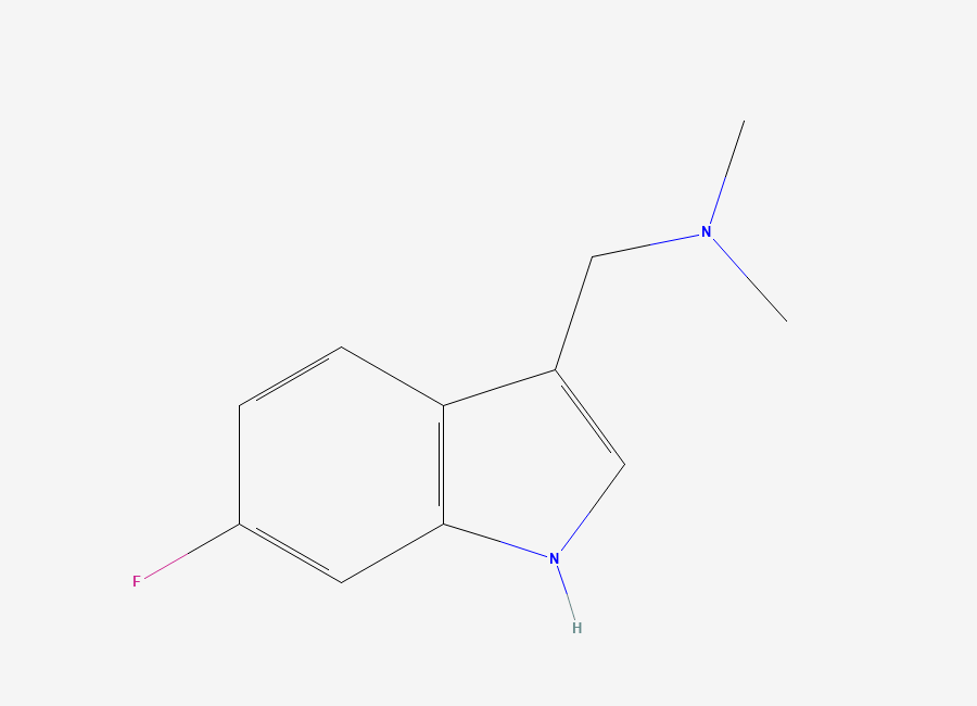 Two-dimensional chemical structure of 6-Fluorogramine