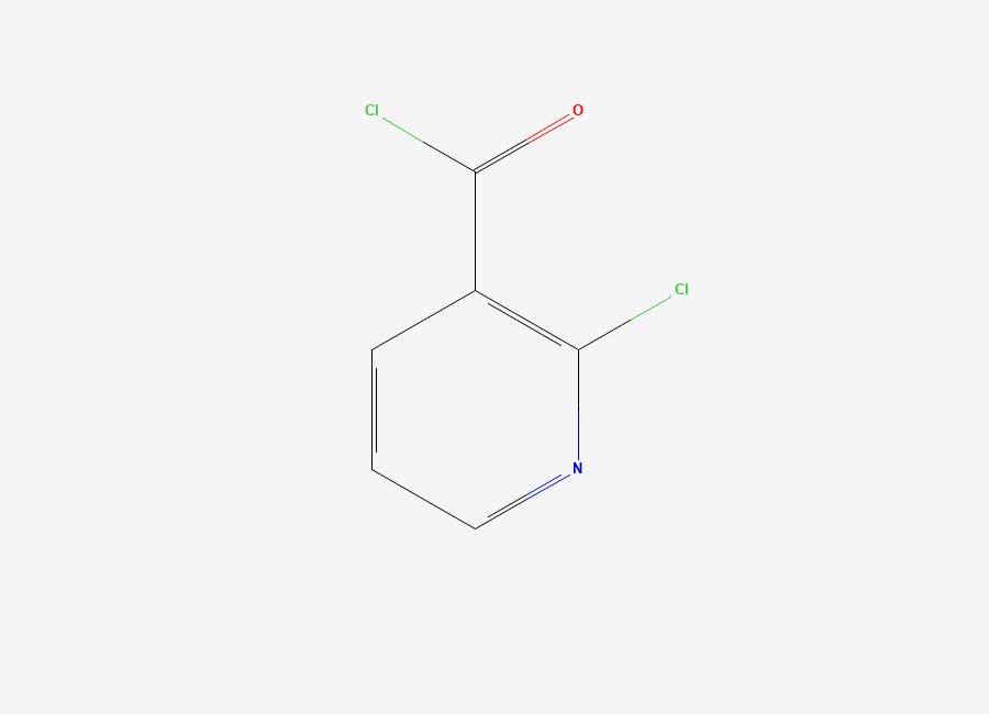 Two-dimensional chemical structure of 2-Chloronicotinoyl chloride