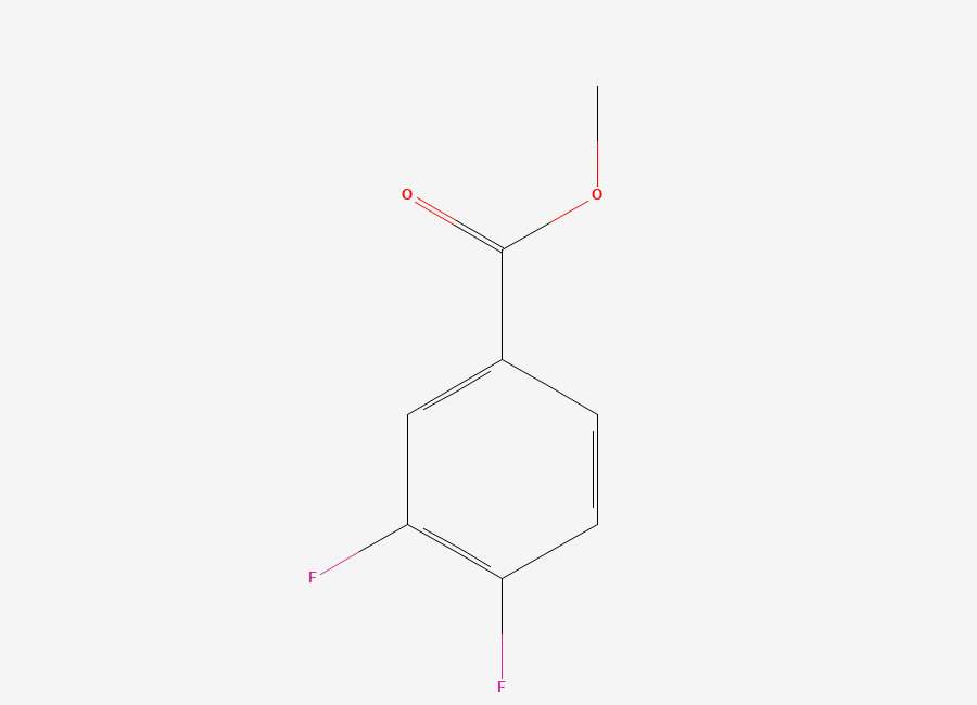 Two-dimensional chemical structure of Methyl 3,4-difluorobenzoate