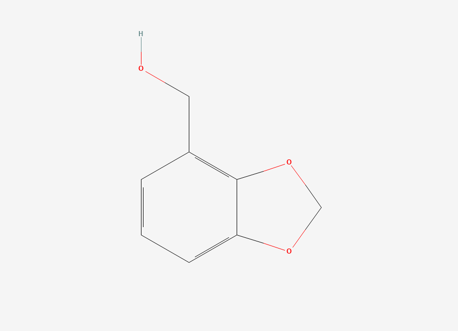 Two-dimensional chemical structure of (1,3-Dioxaindan-4-yl)methanol