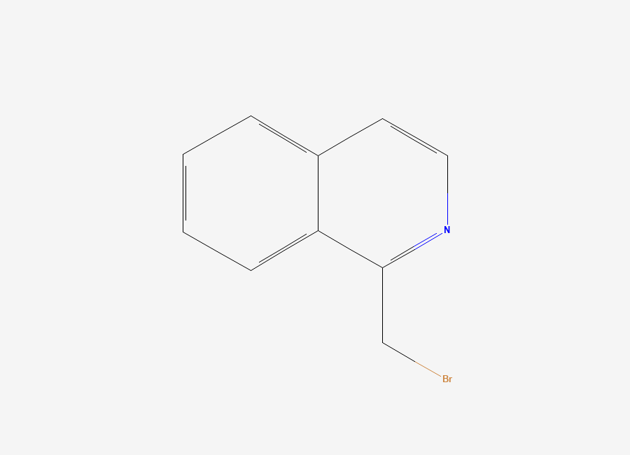 Two-dimensional chemical structure of 1-Bromomethylisoquinoline