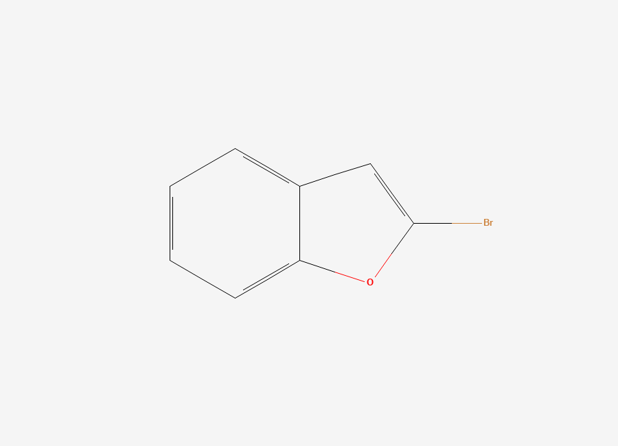Two-dimensional chemical structure of 2-Bromo-1-benzofuran