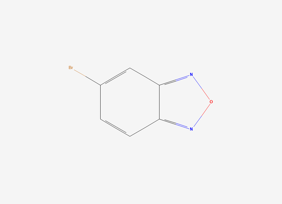 Two-dimensional chemical structure of 5-Bromo-2,1,3-benzoxadiazole