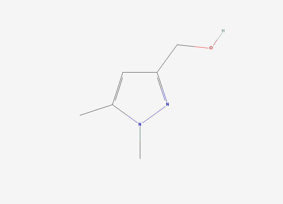 Two-dimensional chemical structure of (1,5-Dimethyl-1H-Pyrazol-3-Yl)Methanol