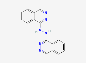 Two-dimensional chemical structure of Hydralazine Dimer Impurity, CAS 24030-07-7