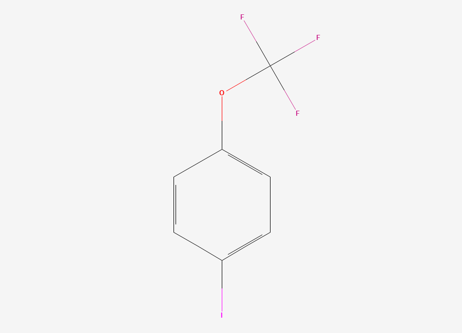 Two-dimensional chemical structure of 1-Iodo-4-(trifluoromethoxy)benzene